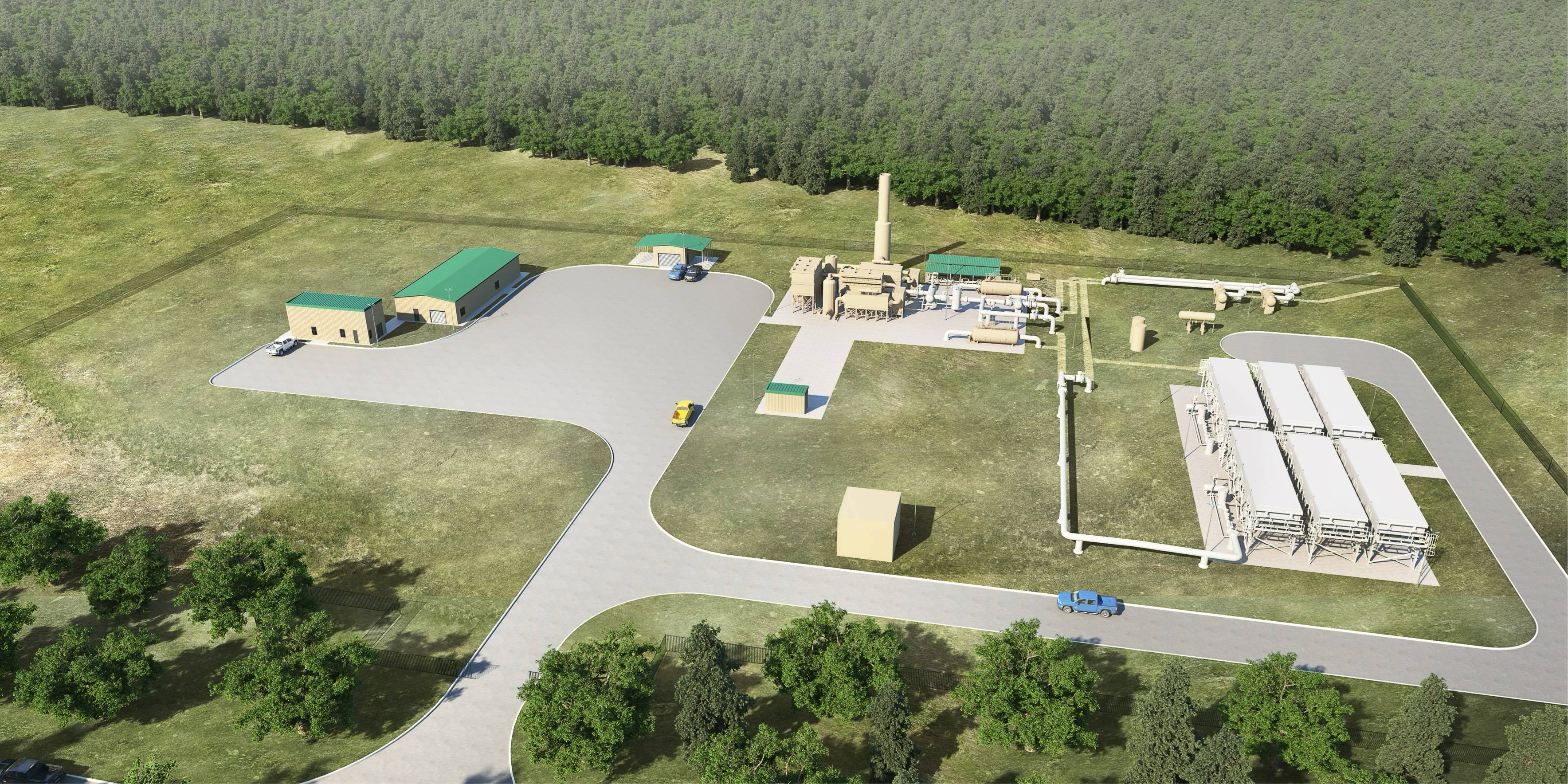 LNG Compressor Station-1-2-Exterior-Aerial-Daytime